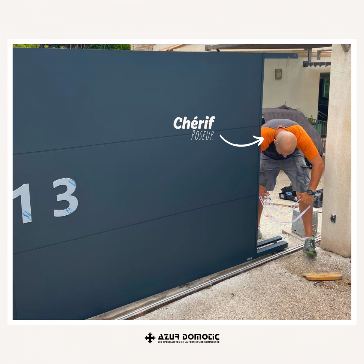 Installation d'un portail coulissant à Mougins