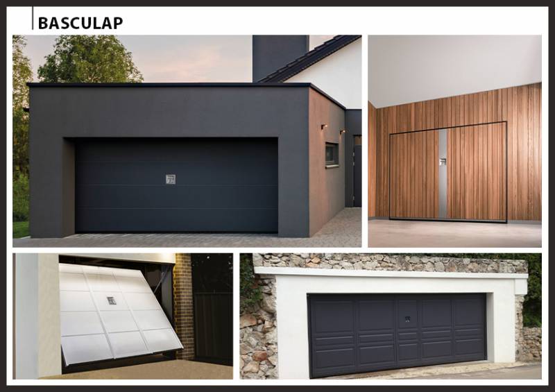 Porte de garage BASCULAP de la marque SILVELOX à Antibes 06