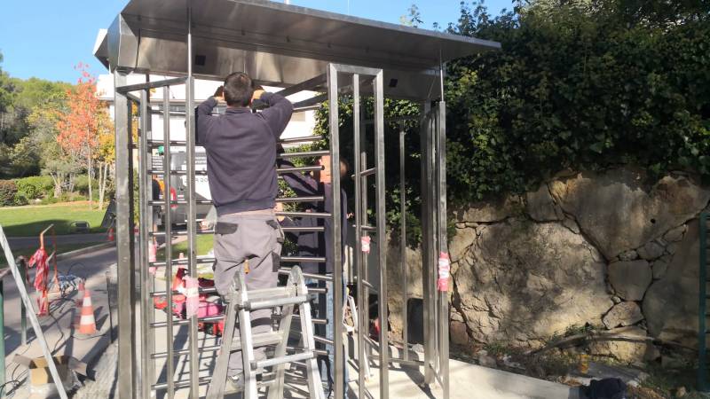 Contrôle d'accès par tourniquet 