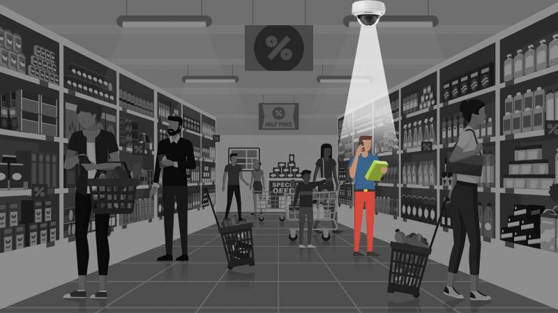 Caméra de comptage au Cannet