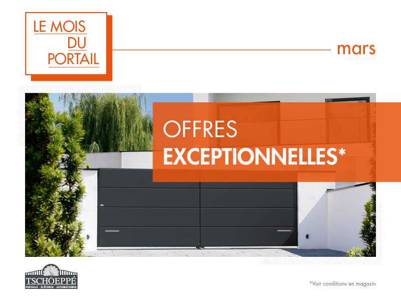 Le mois du portail Tschoeppé chez Azur Domotic