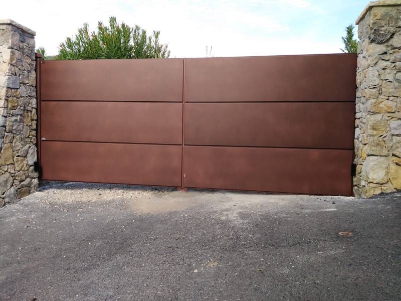 Portail en aluminium LUCCO Tschoeppe - Nice Alpes Maritimes 06