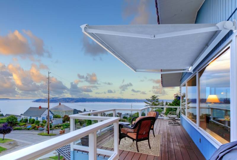 Installation de store banne électrique sur terrasse à Antibes 06